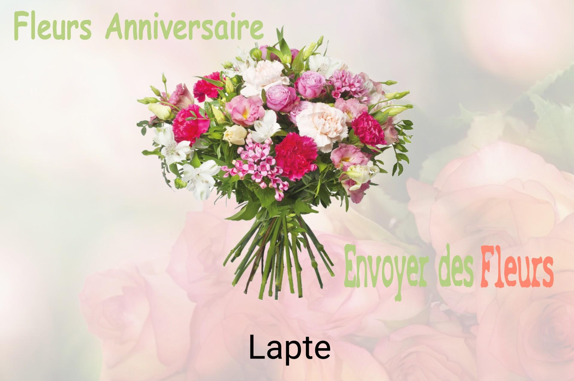 Bouquet de fleurs d’anniversaire livré à Lapte